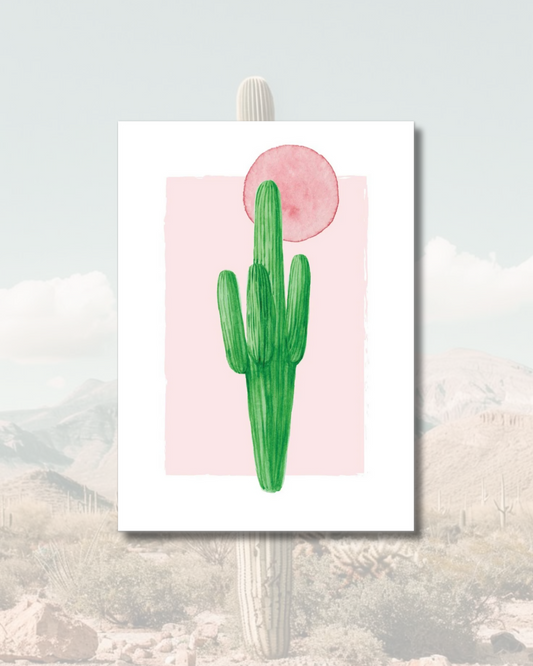 Pink Cactus Sun