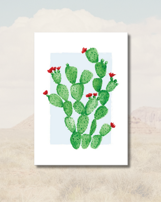 Blue Desert Cactus