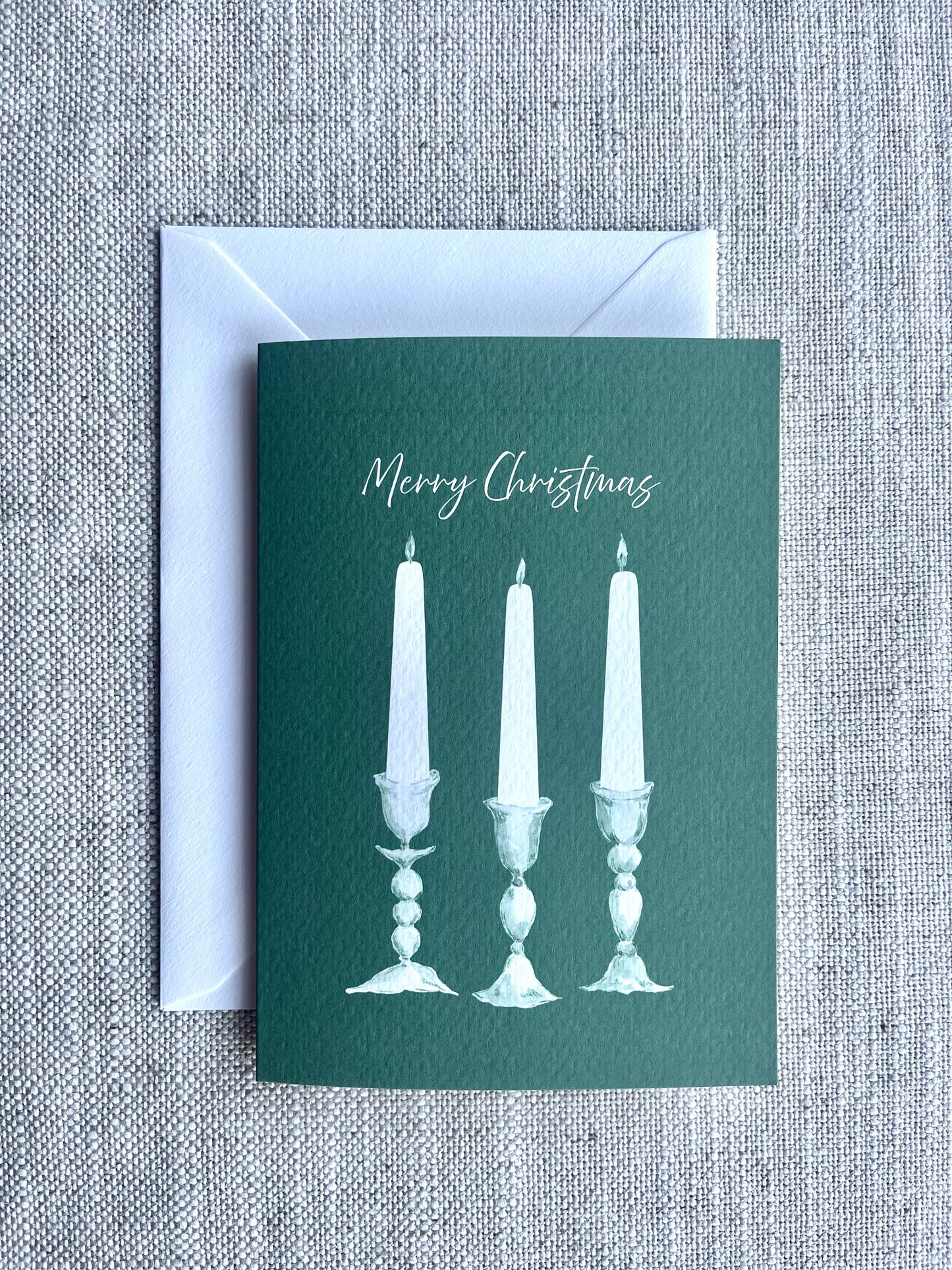 A6 Candle Christmas Card