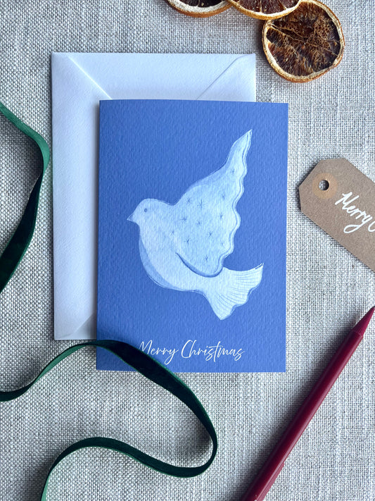 A6 Dove Christmas Card